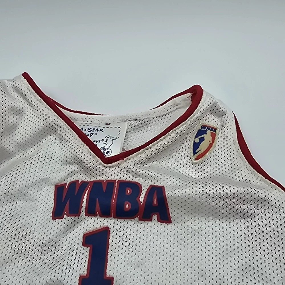Build‎ a Bear White Tank Top Jersey WNBA 1 Basketball